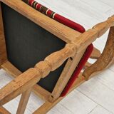 1960s, Danish design, armchair, oak wood, furniture wool.