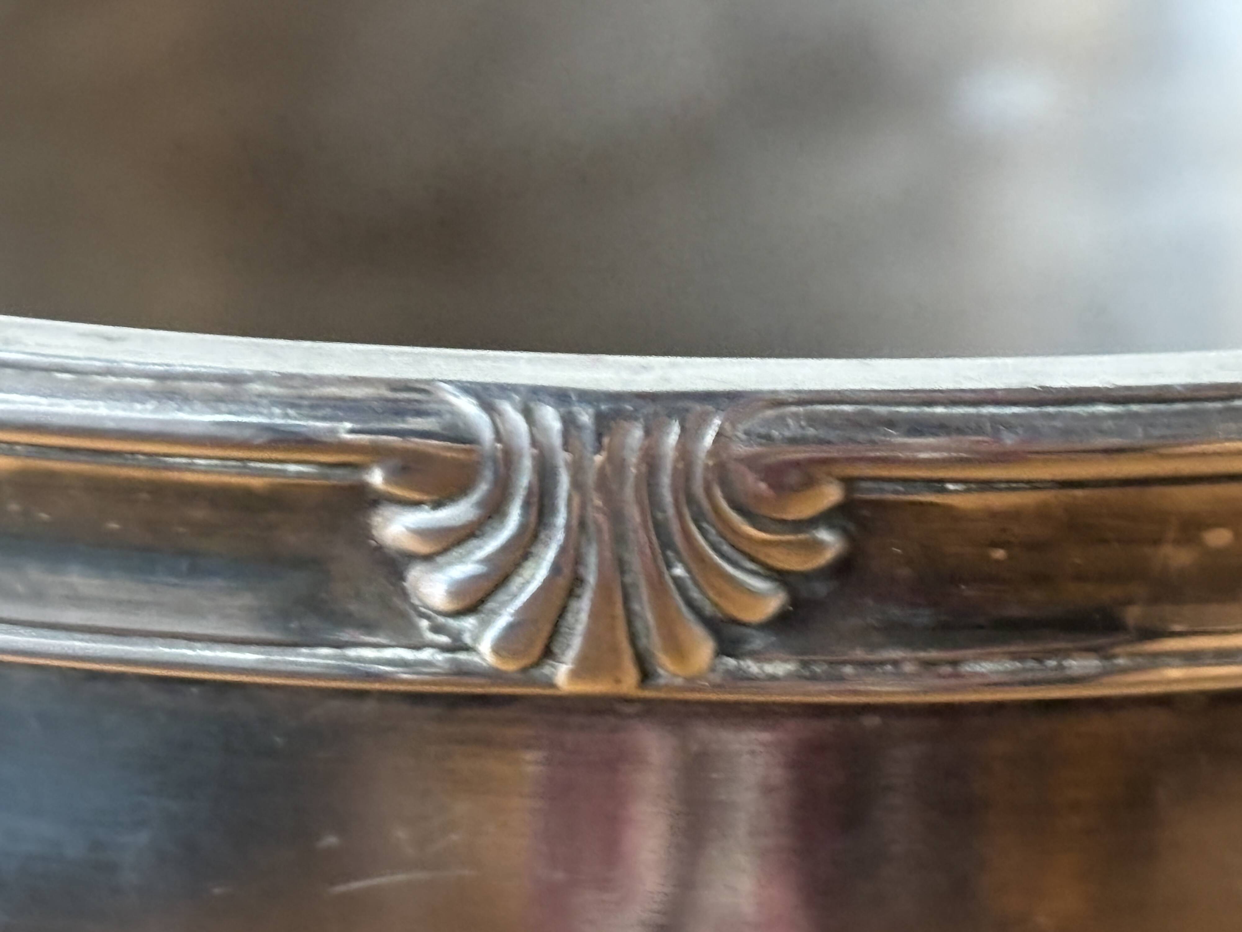 Ercuis silver-plated champagne bucket, France 1950s