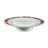 Coupe sur pied présentoir gateau en porcelaine de Limoges