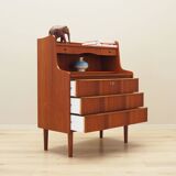 Teak secretary, Danish design, 1970s, production: Denmark