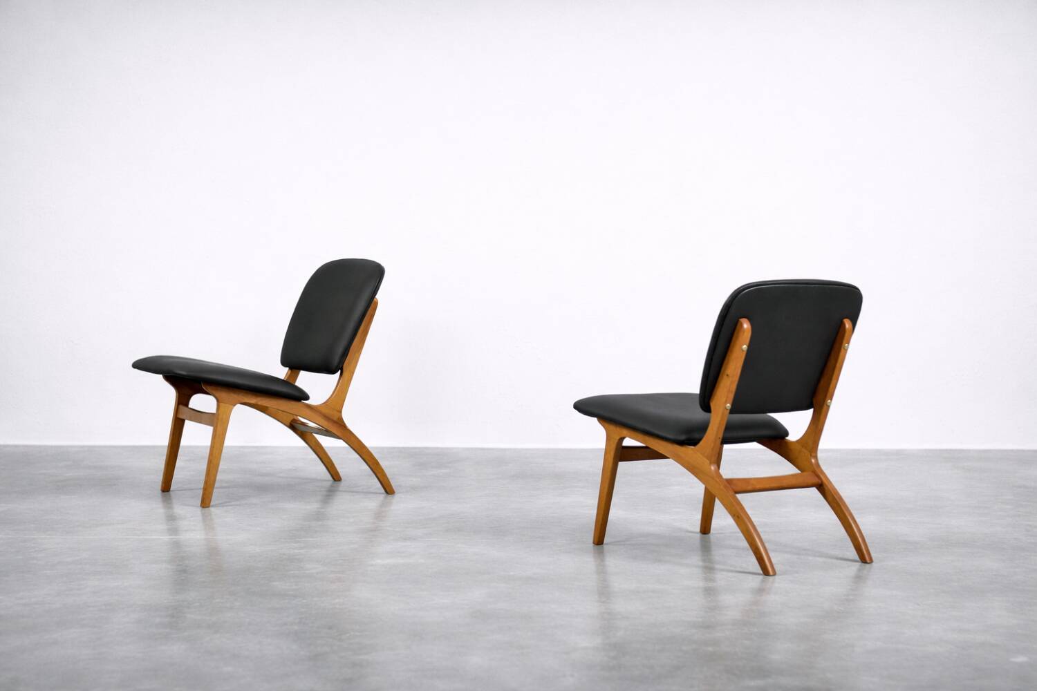 Vintage Mid-Century Swedish Modern Jylland Chairs from Jio Möbler, Set of 2