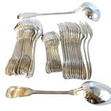 Silver-plated cutlery set, net model - 38 pieces