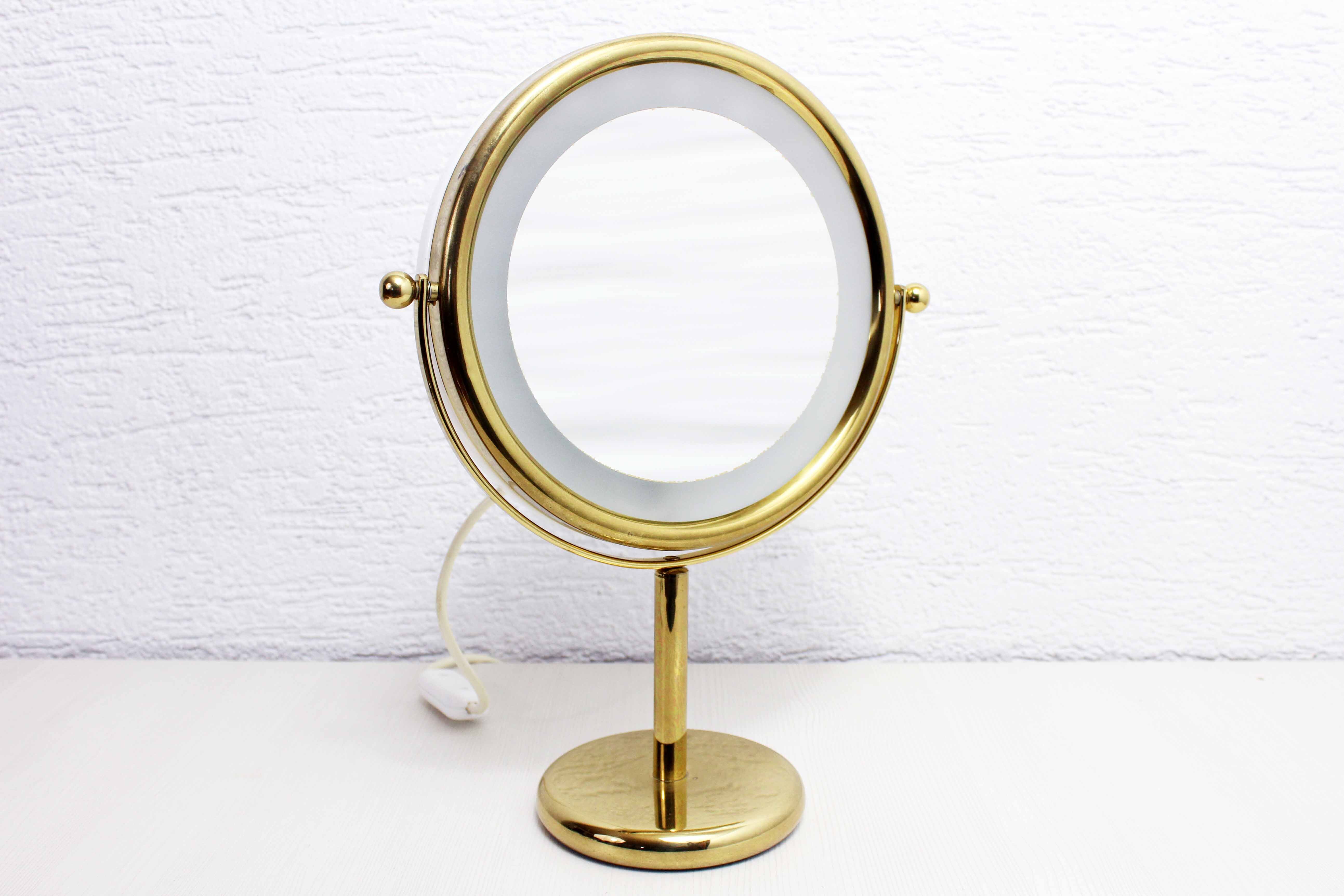 Miroir vintage rétroéclairé à poser