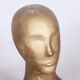 Mid-Century Modern Bust in Patinated Plaster, Czech, 1960s