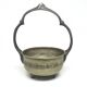 Sugar bowl, Eclecticism, silver-plated brass, tin, Poland, 1930s