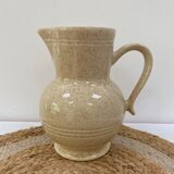 Speckled ceramic vase pitcher