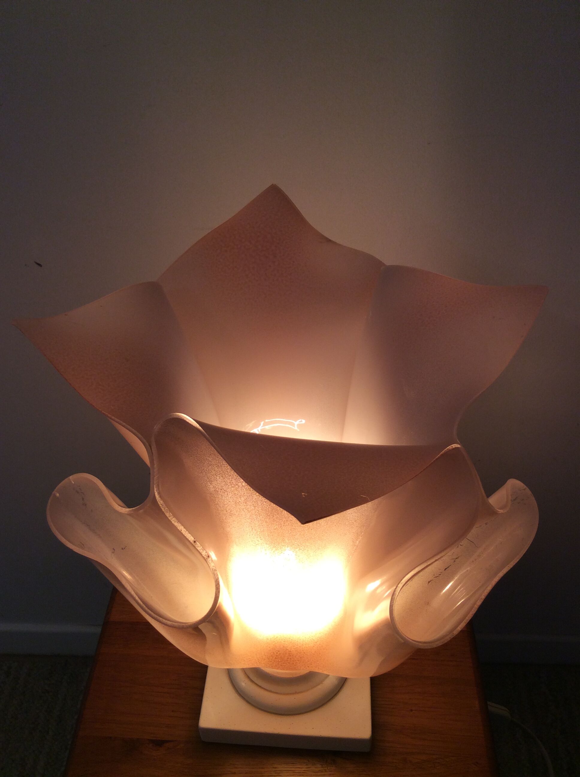 Vintage Soleillade handkerchief lamp from the 80s