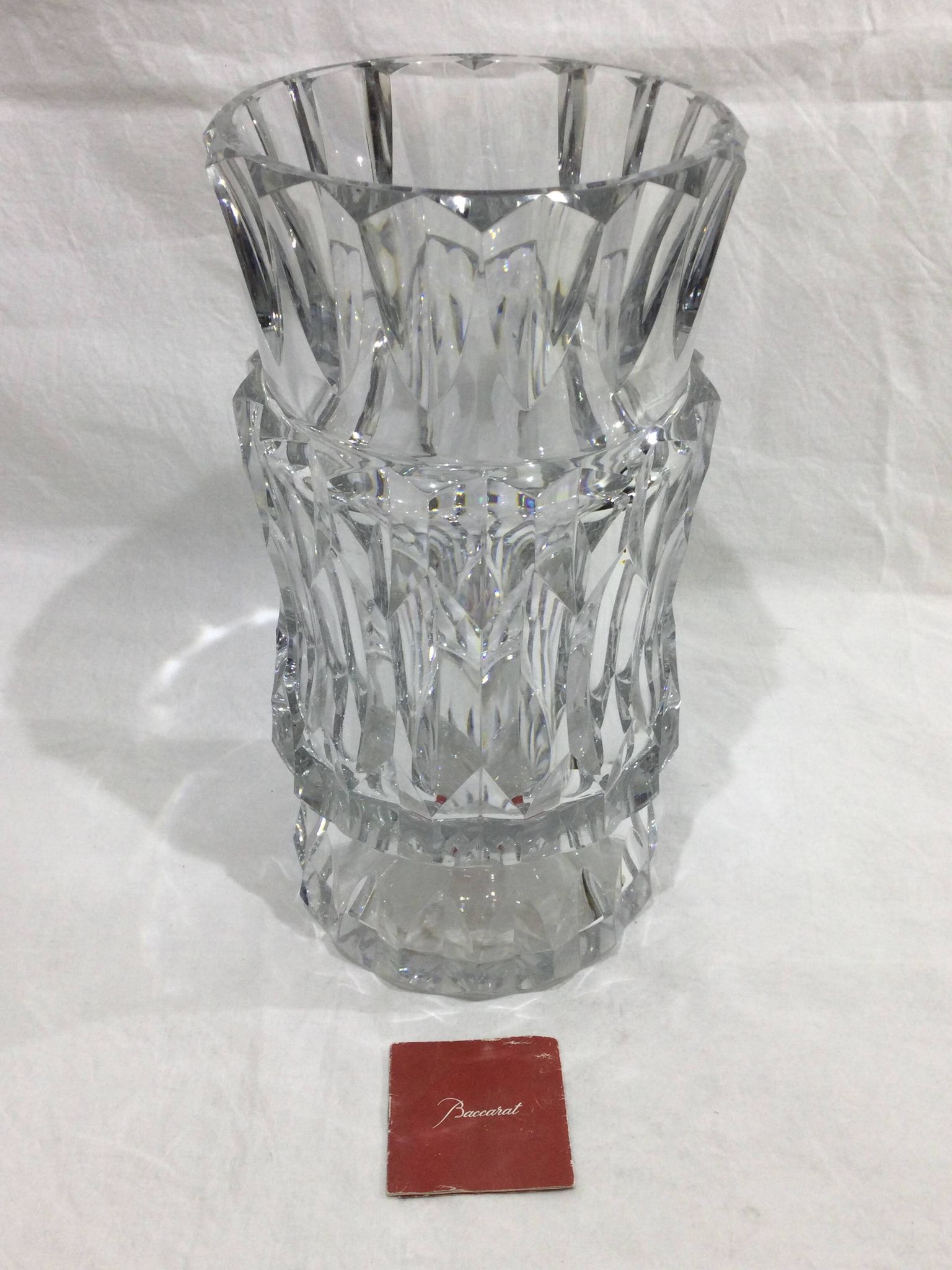 Baccarat - grand vase en cristal