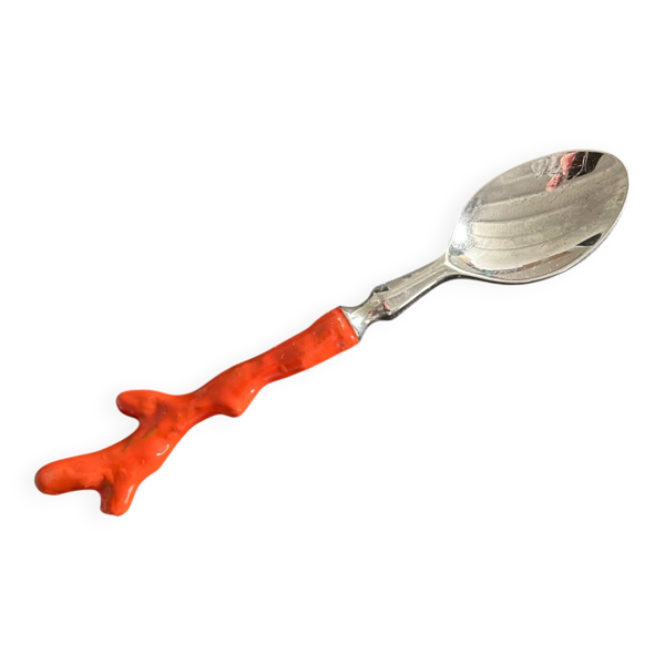 Cuillère manche corail