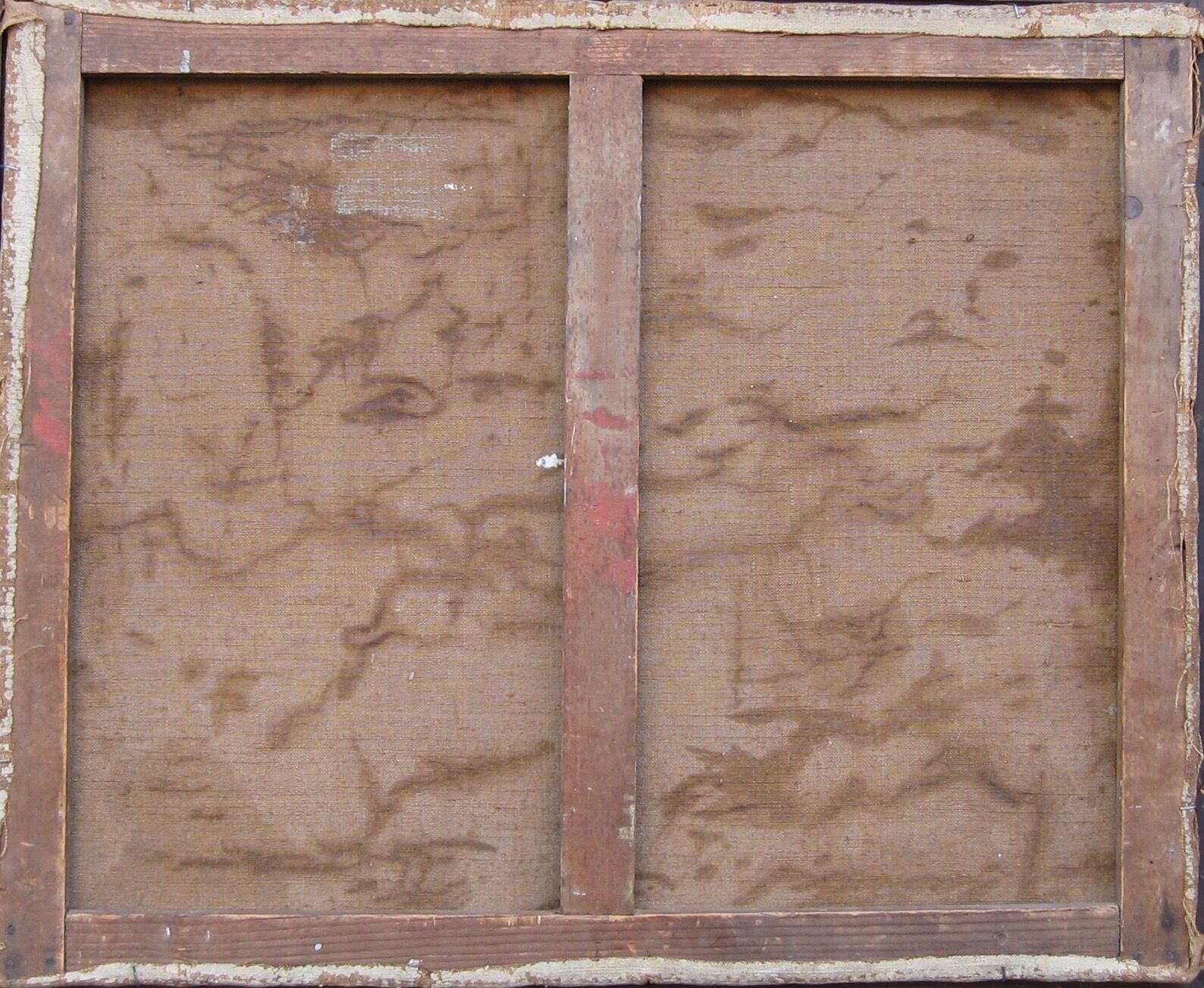 Lying naked - Circa - 1920 sign HARTWIG