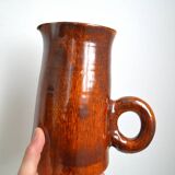 Tamegroute-inspired stoneware carafe