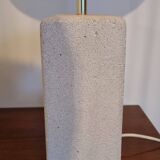 vintage reconstituted stone lamp