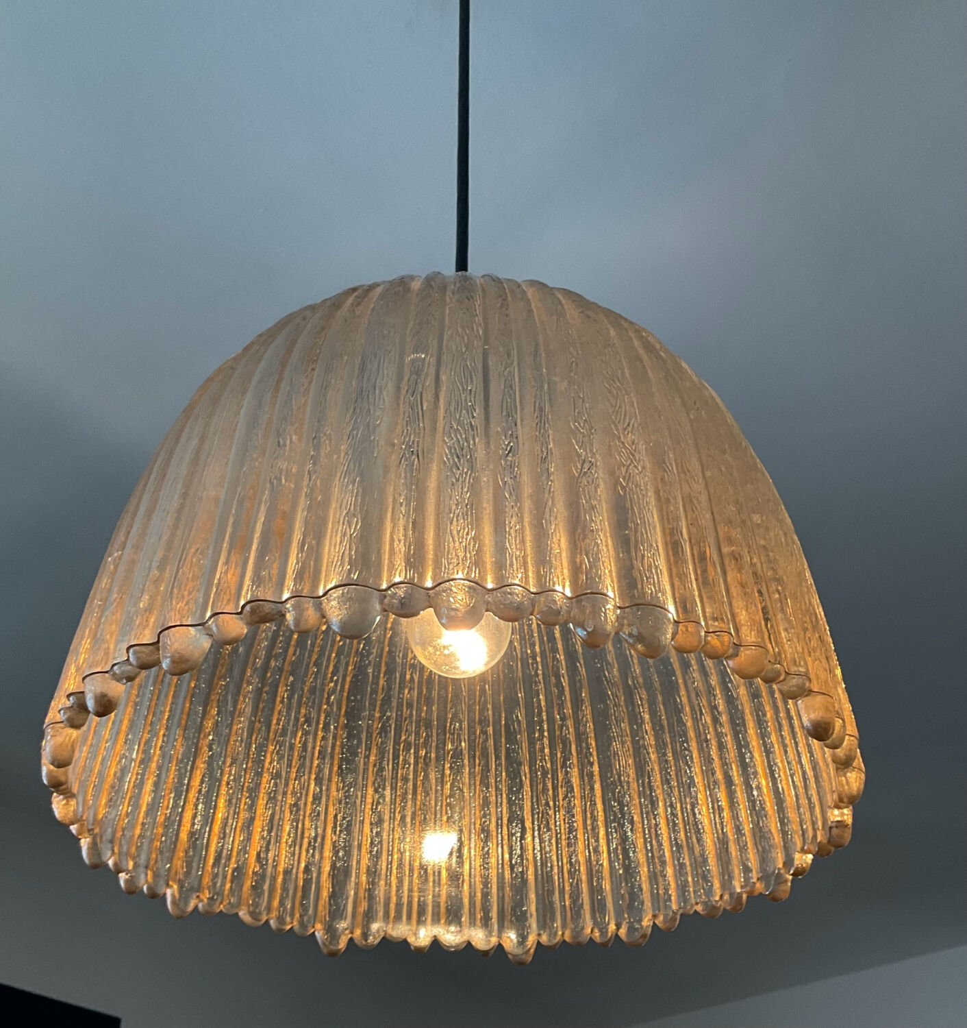 Suspension vintage Peill & Putzler des années 70