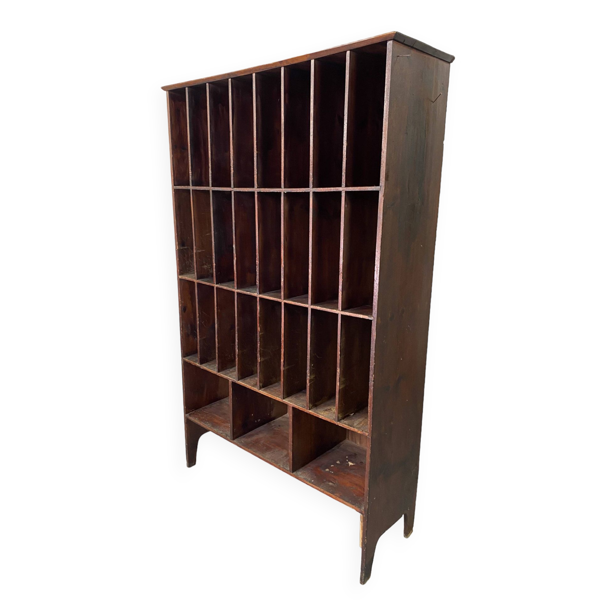 Wooden handcrafted craft furniture for postal sorting