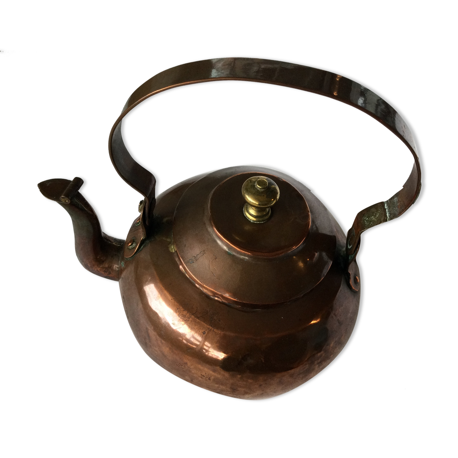 Vintage copper theière