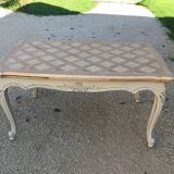 Louis XV style table from the 1950s/60s, stripped and patinated