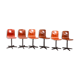 Set of 6 chairs workshop Galvanitas