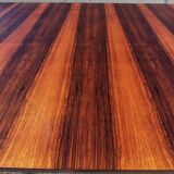 Chrome and rosewood extendable table by Alain Richard, France, 1950s
