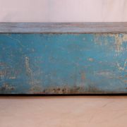 Old low sideboard, tv stand in original blue patina burmese teak