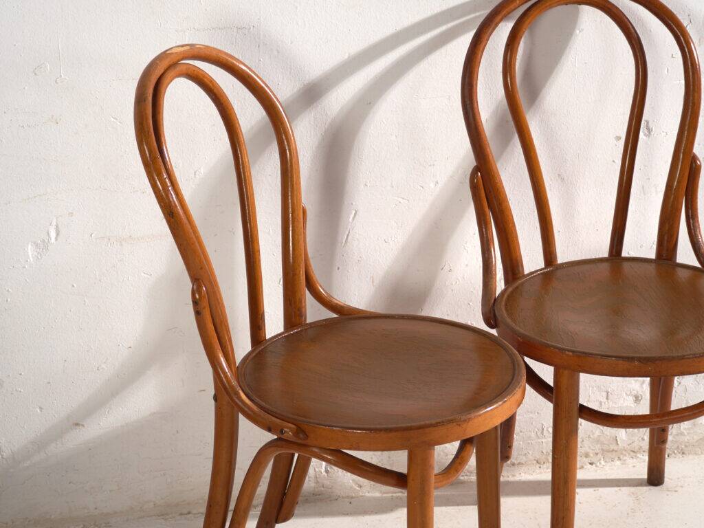 Antique bentwood chairs – Central Europe, circa 1930 #2 – Set of 2 pieces