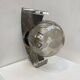 70s chrome and smoked glass wall light