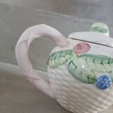 Antique slip teapot