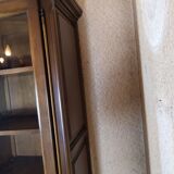 Solid wood library showcase