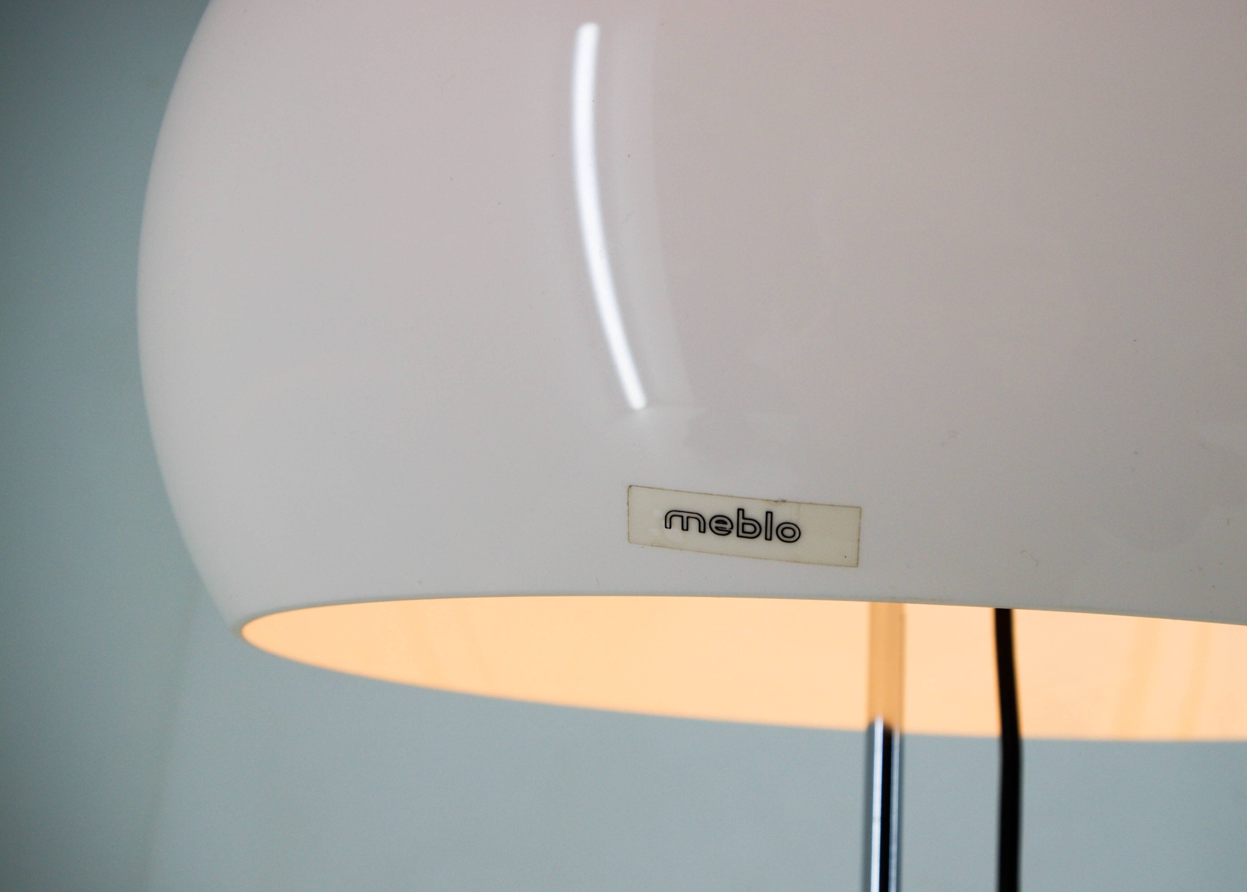 Mid-Century Adjustable Floor Lamp Designed by Guzzini for Meblo, 1970s