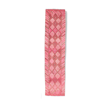 3x12 pink vintage runner rug