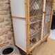 Rattan wardrobe