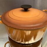 Cast iron casserole marked Le Creuset