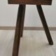 Old wooden stool tripods