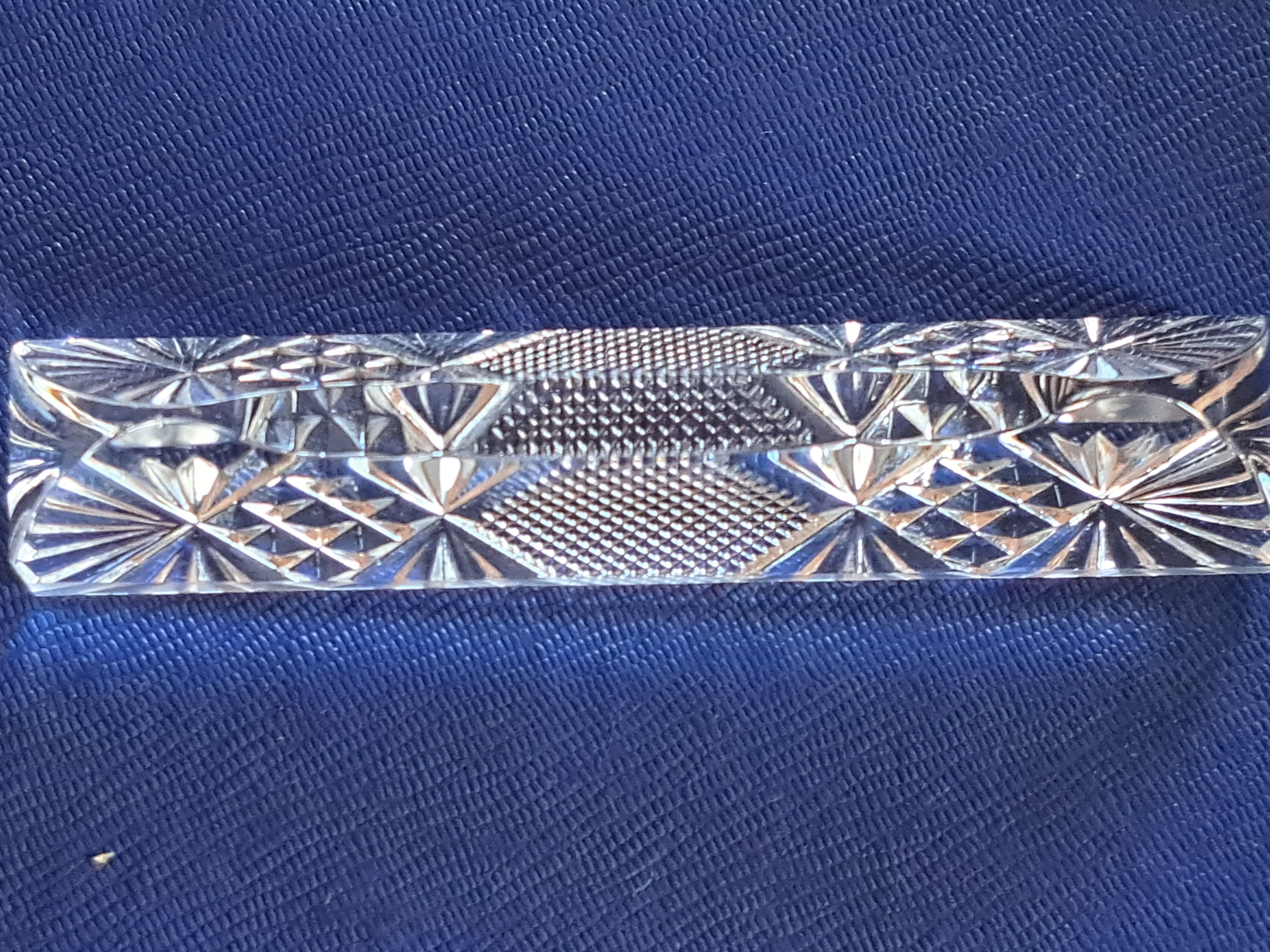 Porte couteaux cristal vintage