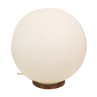 White Moon glass table lamp, 1960s