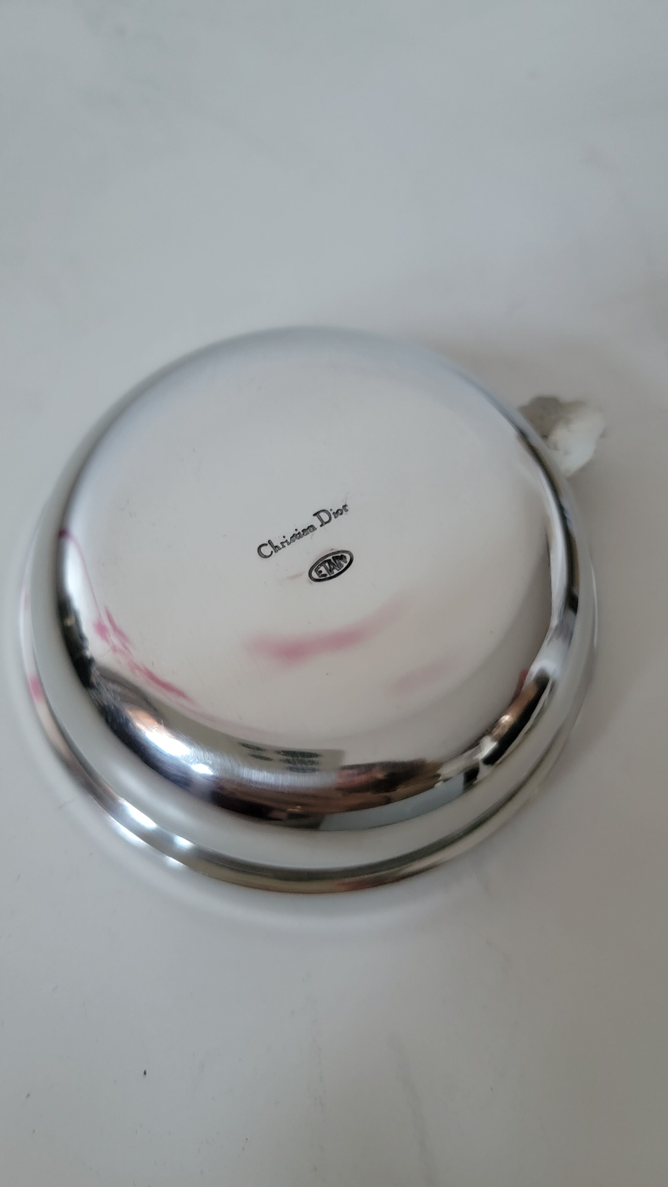 Christian Dior pewter tastevin