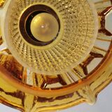 Swedish hanging lamp by Carl Fagerlund for Orrefors glass factory 1970s.