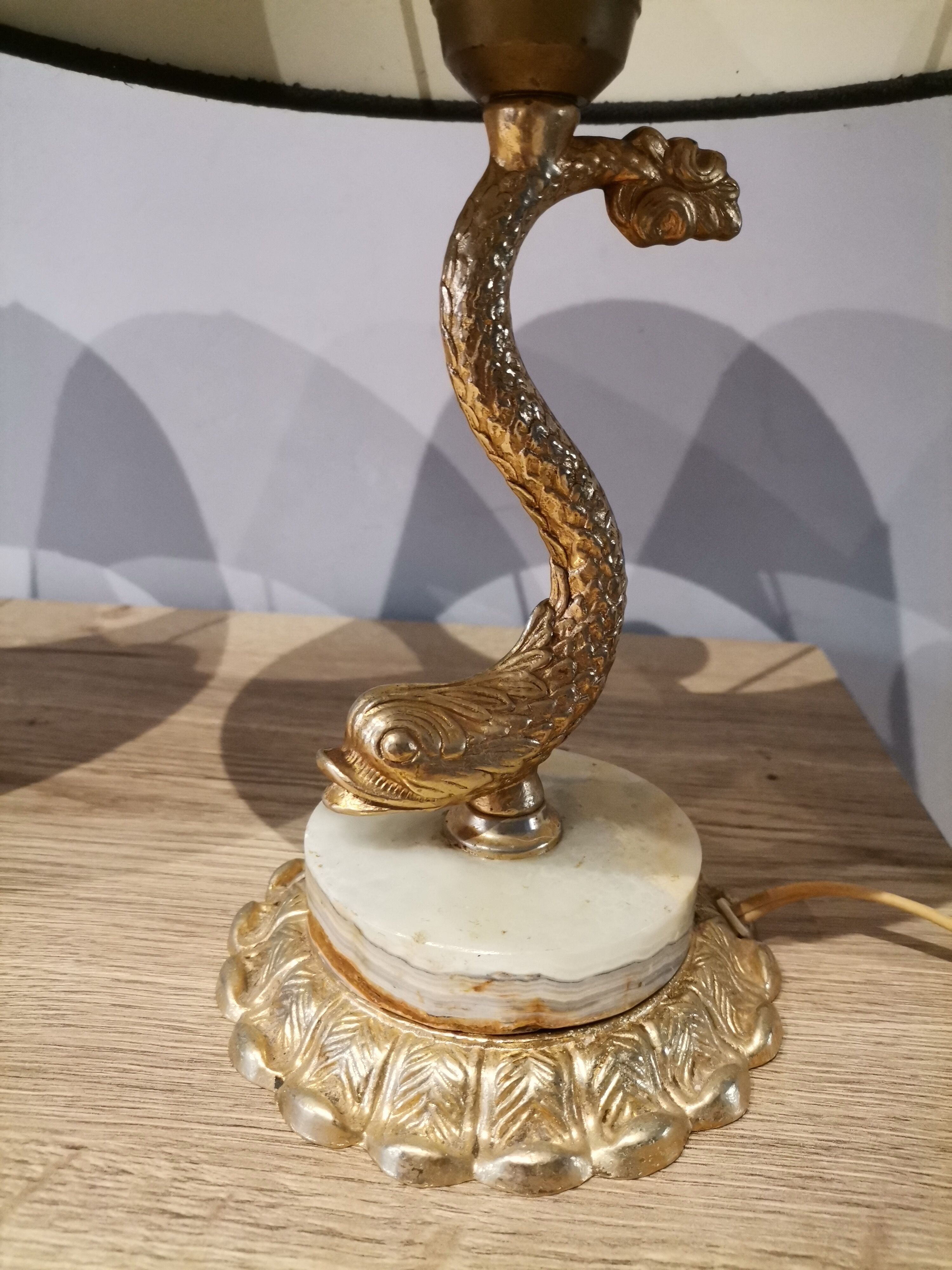 Paire of empire style vintage lamps