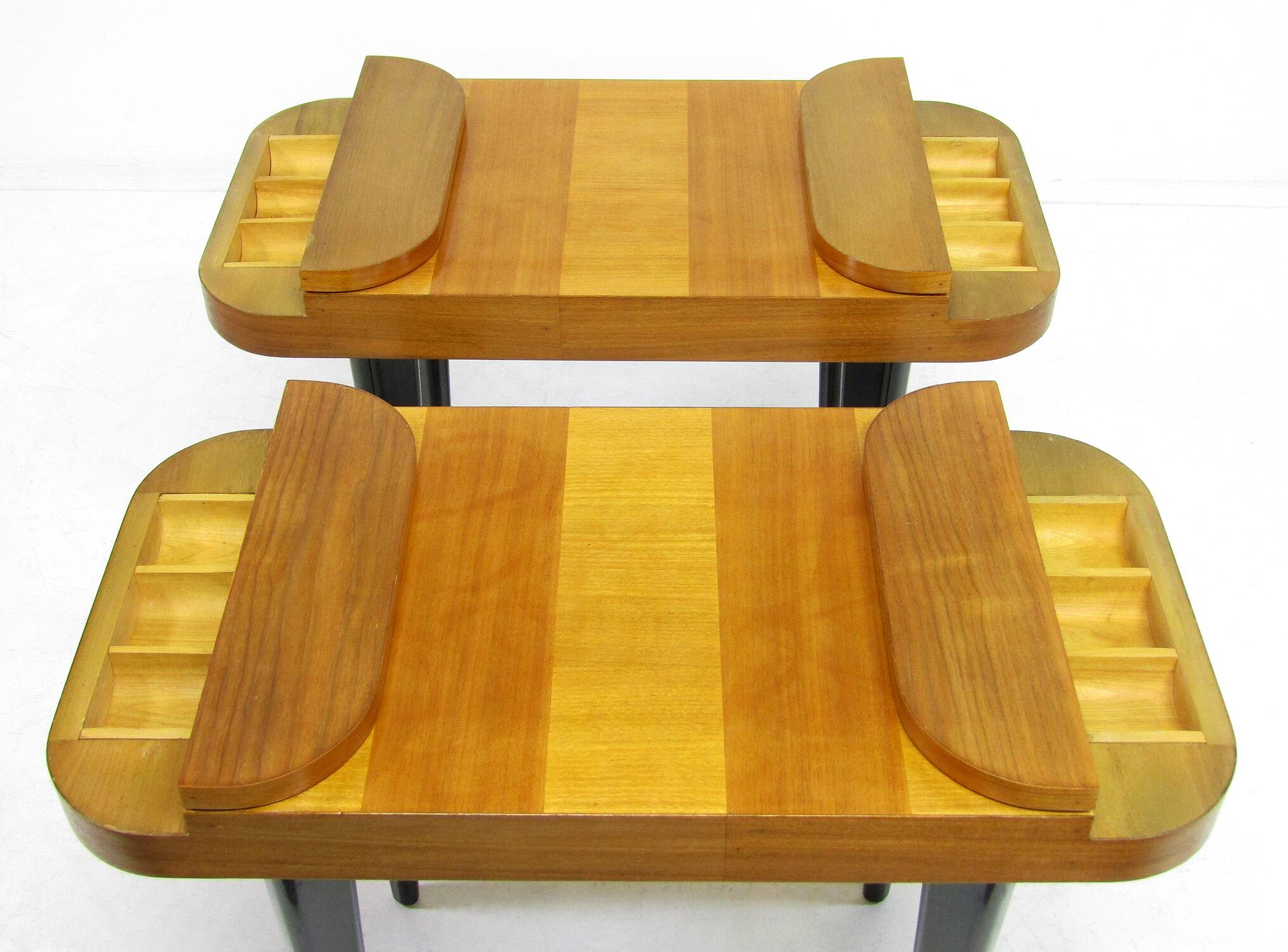 Two Paldao Line Art Deco End Tables By Gilbert Rohde For Herman Miller, C 1940