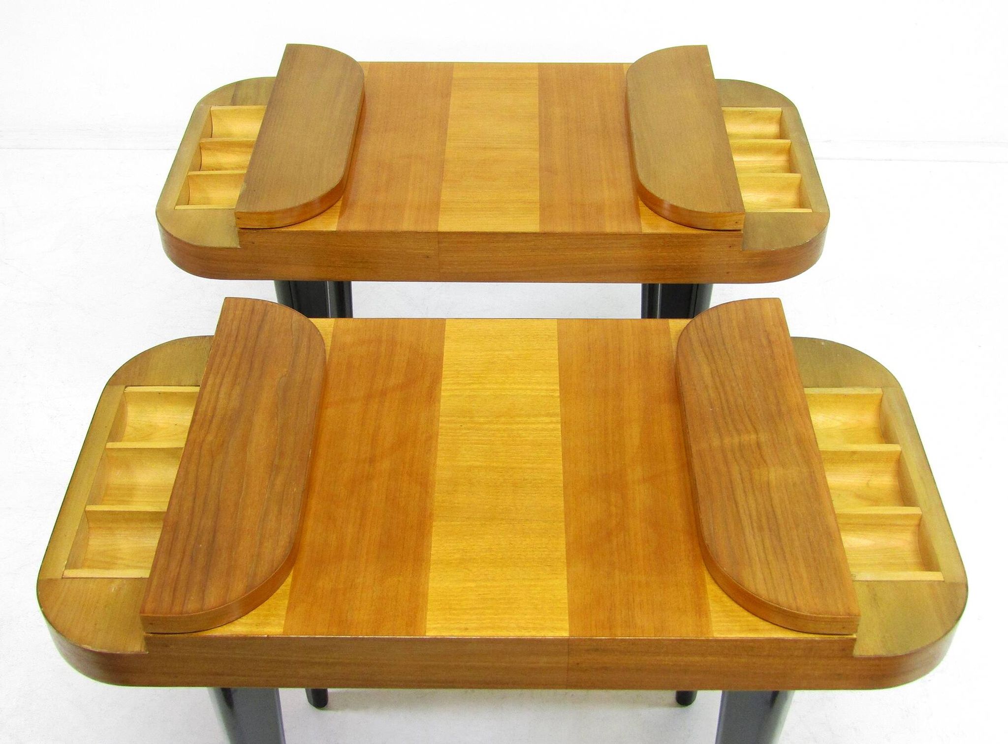 Two Paldao Line Art Deco End Tables By Gilbert Rohde For Herman Miller, C 1940