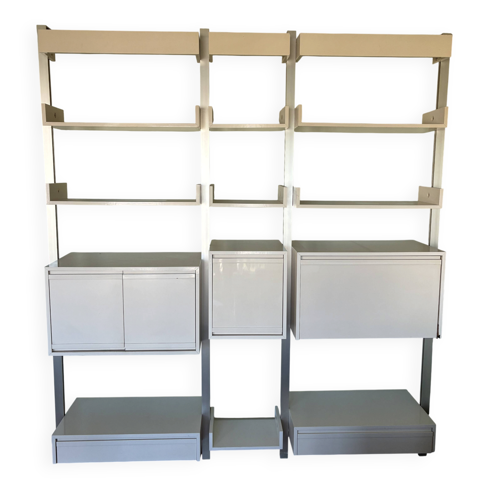 Ligne Roset, complete modular wall unit - Michel Ducaroy