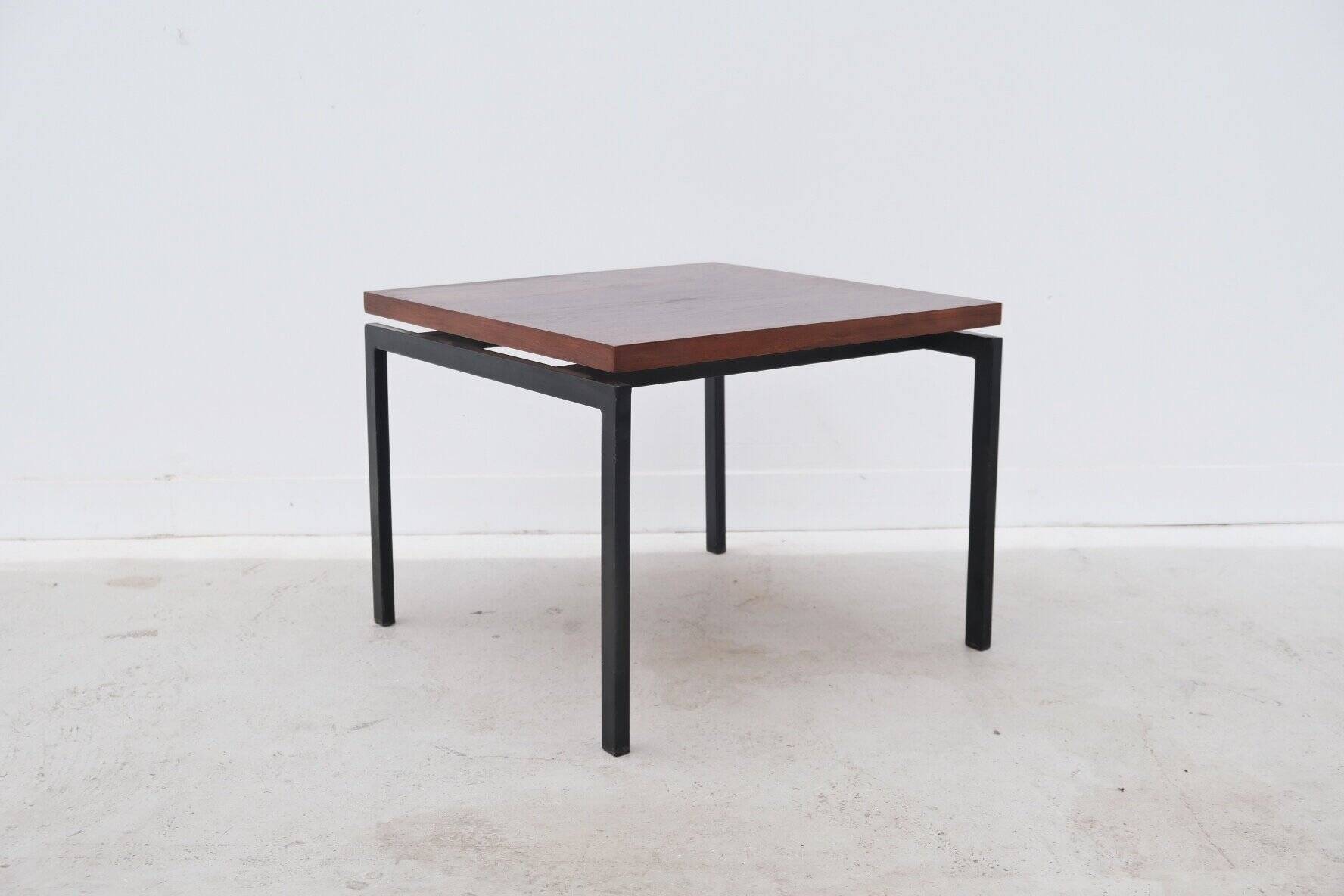 Teak and metal coffee table, Germany 1960