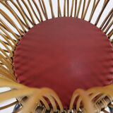 Typical dutch design rattan easy chair for Rohé Noordwolde Holland