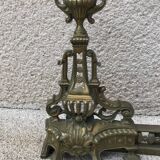 Parure de cheminée en bronze