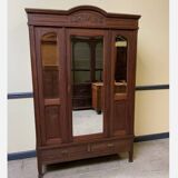 Antique Art Nouveau wardrobe
