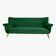 Sofa after renovation, 1960s, bottle green.