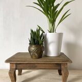 Low old stool 4 legs