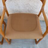 Pair of Baumann armchairs model sled