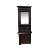 Door coat hat and door parapluise with ice