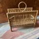 Rattan magazine holder
