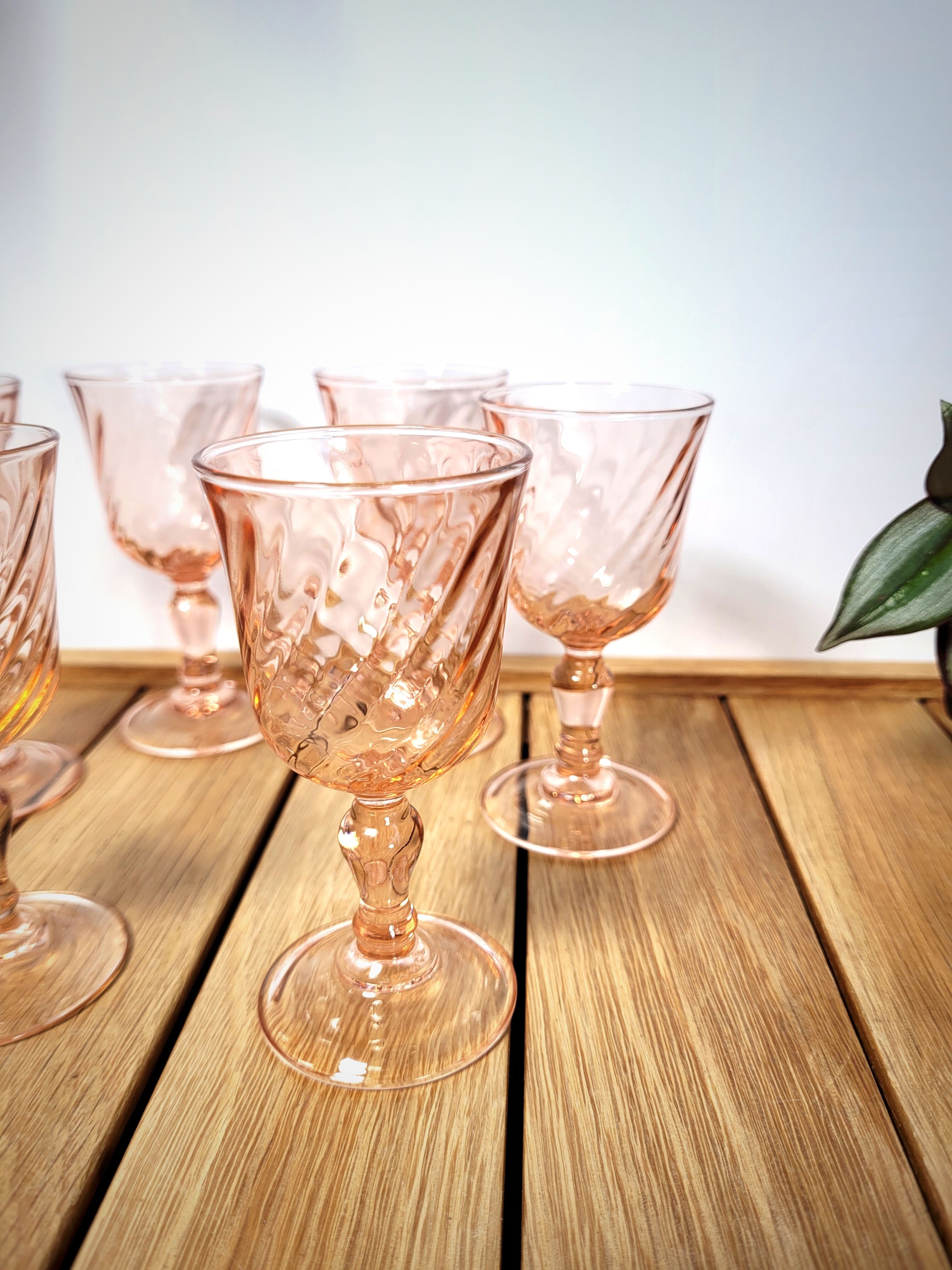 Set 6 Rosaline glasses